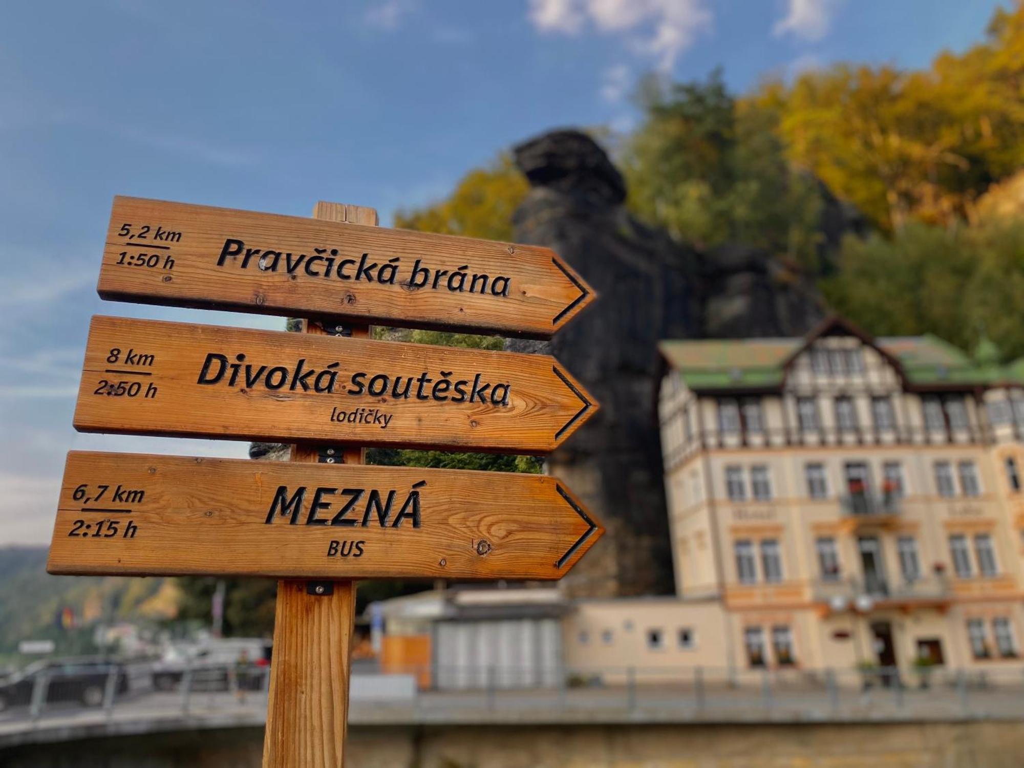 Hotel Labe Hřensko Esterno foto
